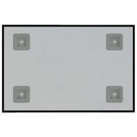 Magneetbord voor aan de wand 40x30 cm gehard glas zwart - thumbnail