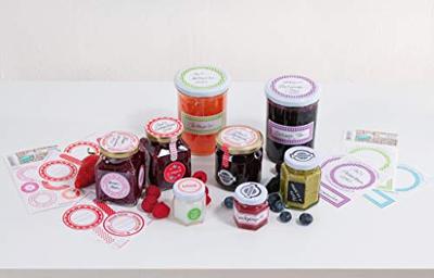 Etiket HERMA 15446 keuken new look rood