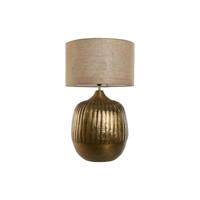 Bureaulamp Home ESPRIT Brons Aluminium 50 W 220 V 42 x 42 x 70 cm - thumbnail