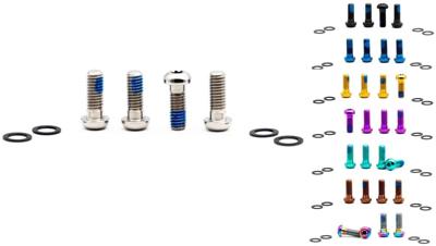 OAK components titanium screws set m6x16 for brake adapter (4 pieces)