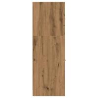 Apothekerskast 40x41x118 cm bewerkt hout artisanaal eikenkleur - thumbnail