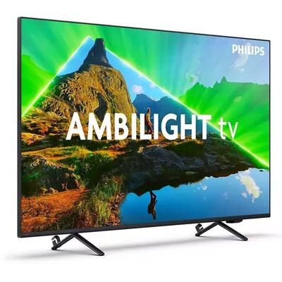Philips Ambilight 43PUS8309 4K LED Smart TV - 43 inch-scherm met Pixel Precise Ultra HD, Titan OS-platform en Dolby Atmos Sound, werkt met Alexa en Google Voice Assistant - Matzwarte