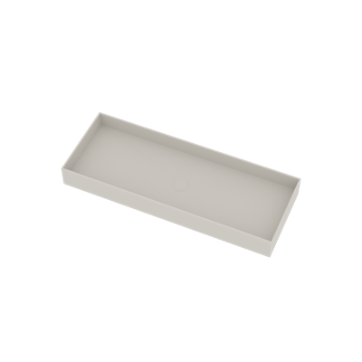 Opbouw Waskom Ideavit Solidjoy 100x37,5x11 cm Solid Surface Mat Wit Opbouw Waskom Ideavit Solidjoy 100x37,5x11 cm Solid Surface Mat Wit