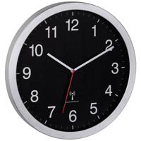 TFA Dostmann 60.3545.01 Wandklok Zendergestuurd 40 cm x 5 cm x 40 cm Zilver Groot display - thumbnail