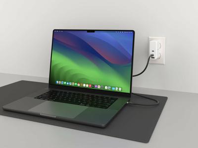 Hyper HyperJuice silicone USB-C naar USB-C kabel (1m/240W) - Black - thumbnail