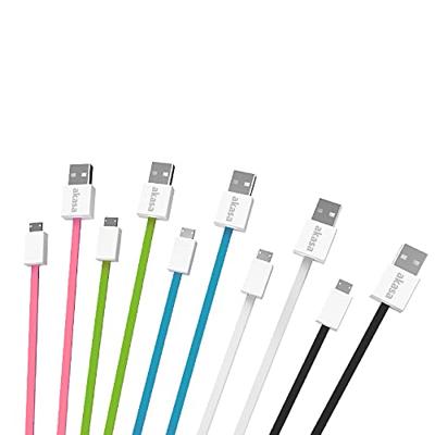 Akasa AK-CBUB16-15BK USB-kabel USB 2.0 USB-A stekker, USB-micro-B stekker 0.15 m Zwart Zeer flexibel, Vergulde steekcontacten, UL gecertificeerd
