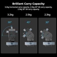 SMALLRIG Camera Monitor Mount Lite met Cold Shoe, 360° Draaibaar en 180° Kantelbaar. Houder voor Veldmonitor, LED, Flitser en Video-Opnameaccessoires. Maximale Belastbaarheid bij 90°: 3,2 kg - 3809B - thumbnail