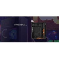 Aerocool Split Midi Tower Zwart - thumbnail