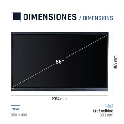 Interactief Touch Screen iggual IGG318829 86" Interactief Touch Screen iggual IGG318829 86"