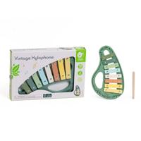 Classic World houten vintage xylofoon groen 2dlg. - thumbnail