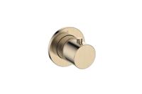 Stopkraan Afbouwdeel Wiesbaden Caral Geborsteld Messing PVD - thumbnail