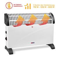 X4-LIFE Convector 25 m² 2000 W Zwart/wit - thumbnail