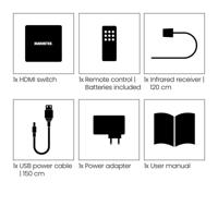 Marmitek Connect 350 UHD 2.0 TV accessoire Zwart - thumbnail