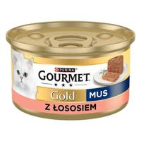 PURINA Gourmet Gold Mousse with salmon - nat kattenvoer - 85g - thumbnail