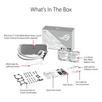 ASUS ROG STRIX LC II 240 ARGB White Edition Processor Alles-in-één vloeistofkoeler 12 cm Wit 1 stuk(s) - thumbnail