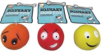 TRIXIE LATEX / POLYESTERVLIES LONGIE MET GELUID ASSORTI 18 CM 3 ST