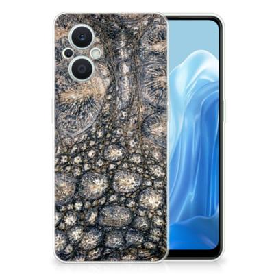OPPO Reno8 Lite TPU Hoesje Krokodillenprint OPPO Reno8 Lite TPU Hoesje Krokodillenprint