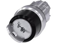 Siemens 3SU10504BF110AA0 3SU1050-4BF11-0AA0 Sleutelschakelaar Metalen frontring, Hoogglans Zwart 1 x 90 ° Sleutel-ontgrendeling 1 stuk(s) - thumbnail