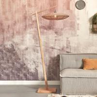 GOOD&MOJO Vloerlamp 'Tanami' Bamboe en rotan, 176cm, kleur Naturel - thumbnail