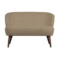 WOOOD Bankje 'Sara' Teddy, kleur Sand - thumbnail