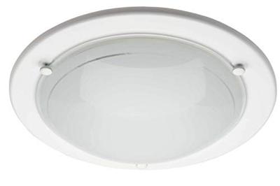 Brilliant RVS plafonnièreMiramar Ø 28cm - 90191/13