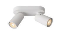 Lucide XYRUS - Plafondspot - LED Dim to warm - GU10 - 2x5W 2200K/3000K - Wit - thumbnail