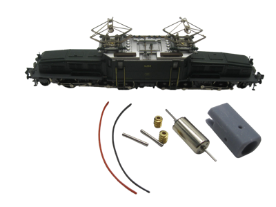 micromotor NA020G motor ombouwset voor Arnold Krokodil, Ae 6/8 II, Be 6/8 II, Ce 6/8 II