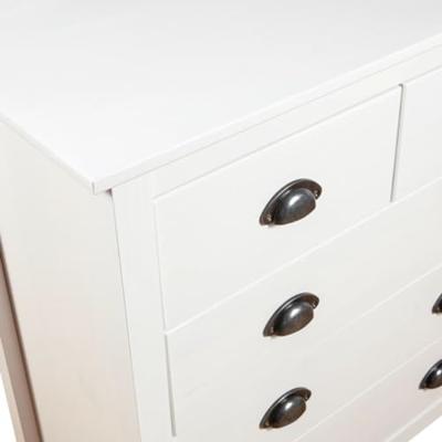 Dressoir Hill 79x40x80 cm massief grenenhout wit