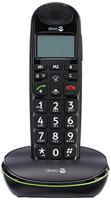 Doro PhoneEasy 100 W draadloze telefoon DECT voor senioren met grote toetsen en versterkt geluid (zwart x 1) [Franse versie] - thumbnail