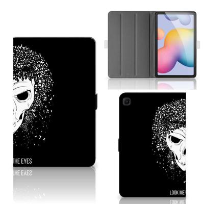 Tablettasje Samsung Galaxy Tab S6 Lite | S6 Lite (2022) Skull Hair Tablettasje Samsung Galaxy Tab S6 Lite | S6 Lite (2022) Skull Hair