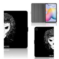 Tablettasje Samsung Galaxy Tab S6 Lite | S6 Lite (2022) Skull Hair - thumbnail
