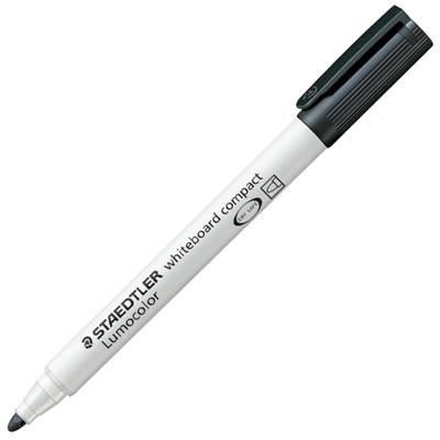 Staedtler whiteboardmarker Lumocolor Compact zwart Staedtler whiteboardmarker Lumocolor Compact zwart