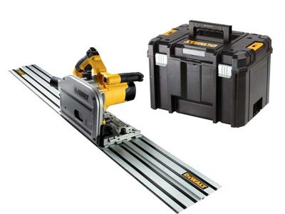 DeWALT DWS520KT Invalzaag + DWS5022 Geleiderail 1500mm DeWALT DWS520KT Invalzaag + DWS5022 Geleiderail 1500mm