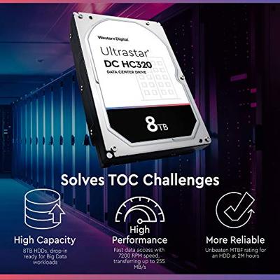 Western Digital Ultrastar 7K8 8 TB Harde schijf (3.5 inch) SATA 6 Gb/s 0B36404
