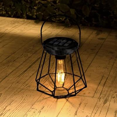 Solar led lamp vogue zwarte buitenlamp op zonne energie