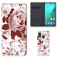 Bookcase Samsung Galaxy A40 Watercolor Flowers - thumbnail