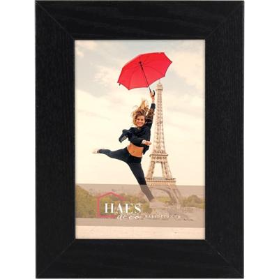 Haes Deco Houten fotolijst Paris zwart voor 1 foto formaat 10x15 - SP001101