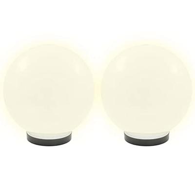 VidaXL Led-bollampen 2 st rond 25 cm pmma