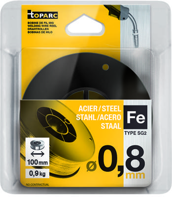 Gys Bobijn 100mm, O0,8mm, 0,9kg, staal - 5193086609 5193086609