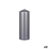 Kaars Acorde Zilverkleurig 7 x 20 x 7 cm (12 Stuks) - thumbnail