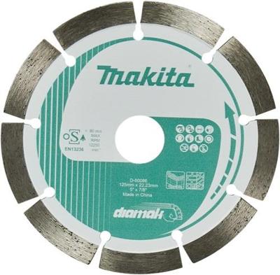 Makita D-80086 MAKITA - D-80086 Diamantscheibe 125x22.23 DIAMAK Diamanten doorslijpschijf Diameter 125 mm Boordiameter 22.23 mm Beton, Baksteen, Kalkzandsteen
