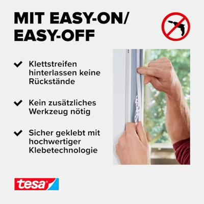 tesa COMFORT 55836-00020-00 Klamboe (b x h) 2500 mm x 12500 mm Wit 1 stuk(s)