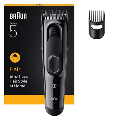Haartrimmer - BRAUN - HC5510 - Draadloos - 50 min - 9 standen - Zwart - thumbnail