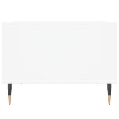 Salontafel 60x50x36,5 cm bewerkt hout wit