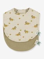 Set van 2 TRIXIE slabbetjes voor pasgeborenen geel - thumbnail