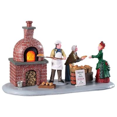 Kerstfiguur Bread bakers 4,5V LEMAX - Lemax