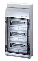 Hensel 61001145 KV 9336 NT Kleine verdeelkast Opbouw (op muur) Aantal groepen: 36 Aantal rijen: 3 Inhoud: 1 stuk(s) - thumbnail
