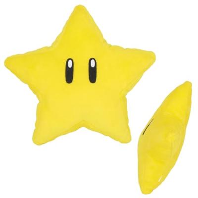 Mario Super Star pluchen knuffel - 18 cm
