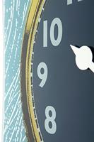 NeXtime klok 8157 Watch One, 43x43.2 cm, Wall, Blue/ Yellow - thumbnail