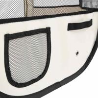 VidaXL Hondenren inklapbaar met draagtas 110x110x58 cm blauw - thumbnail